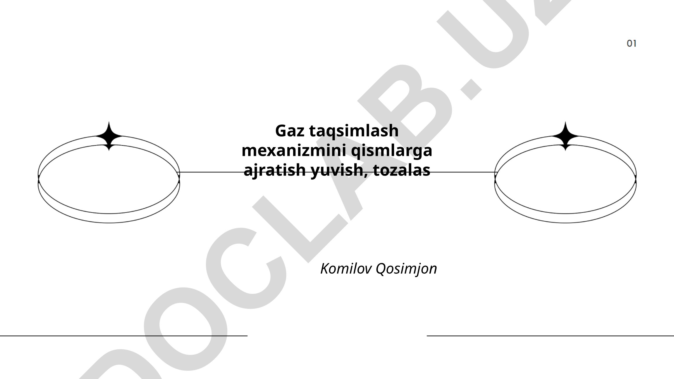 Gaz taqsimlash mexanizmini qismlarga ajratish va tozalash