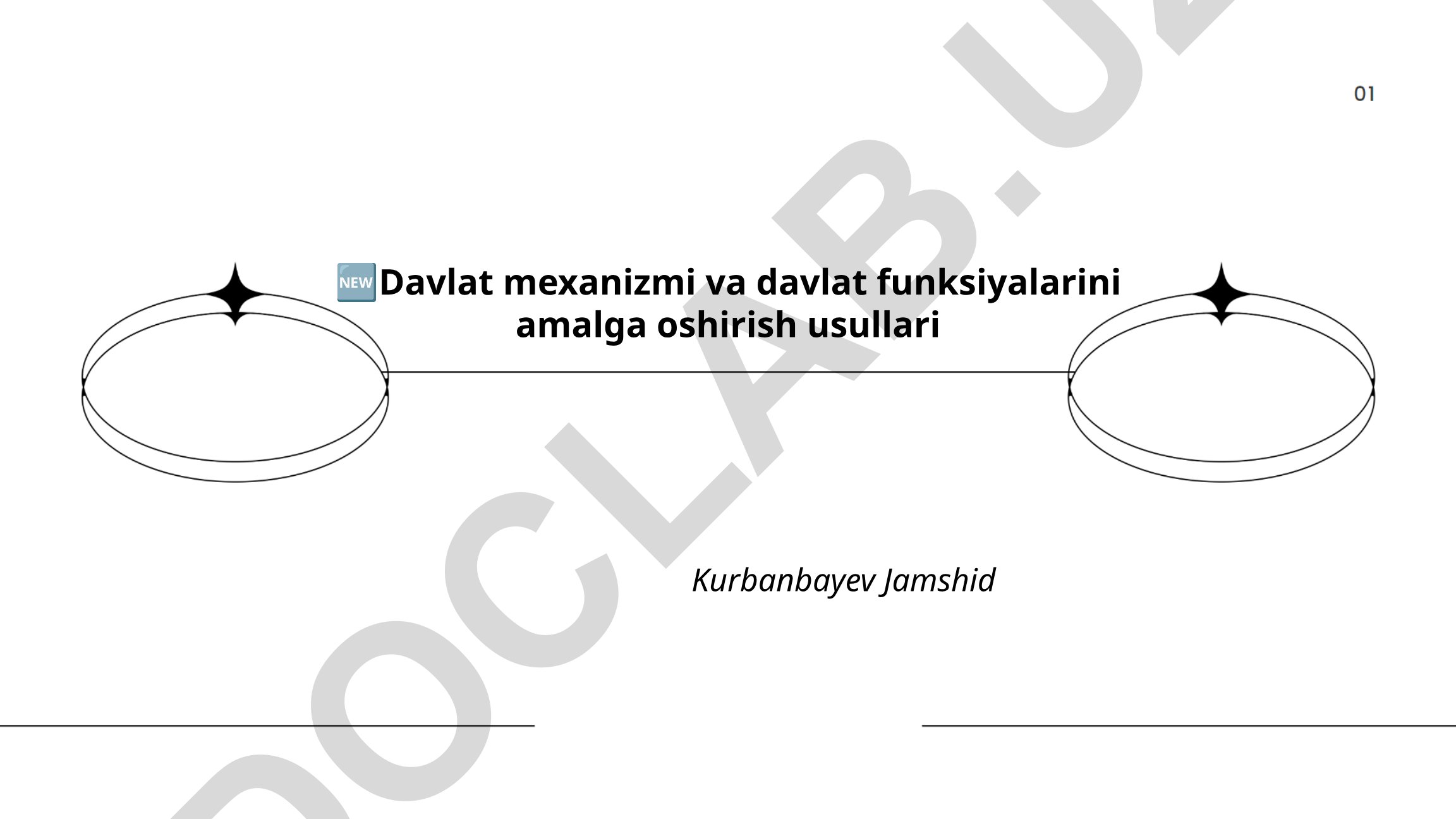 Davlat mexanizmi va davlat funksiyalarini amalga oshirish usullari