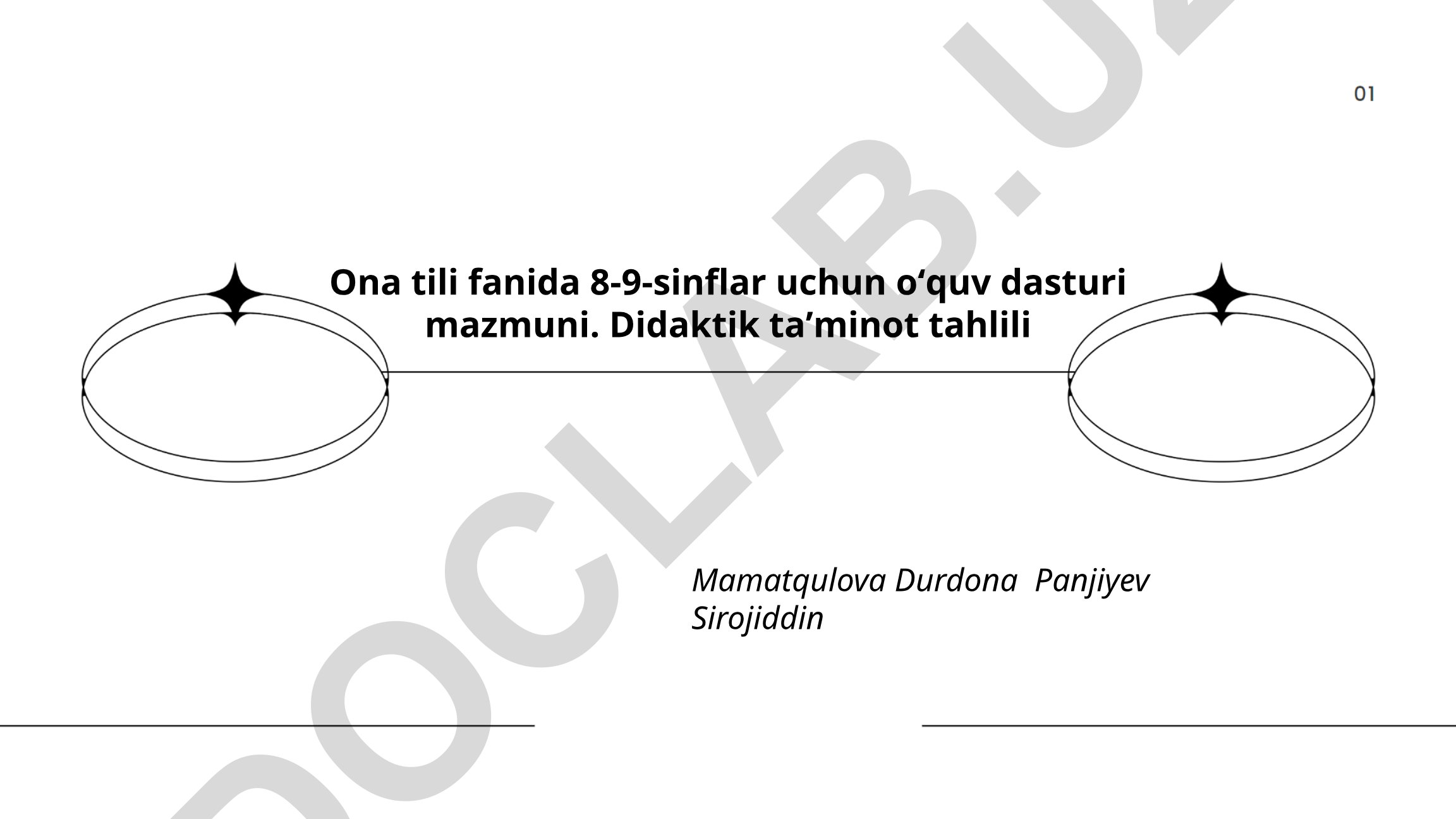 Ona tili fanida 8-9-sinflar uchun oʻquv dasturi mazmuni va didaktik taʼminot tahlili