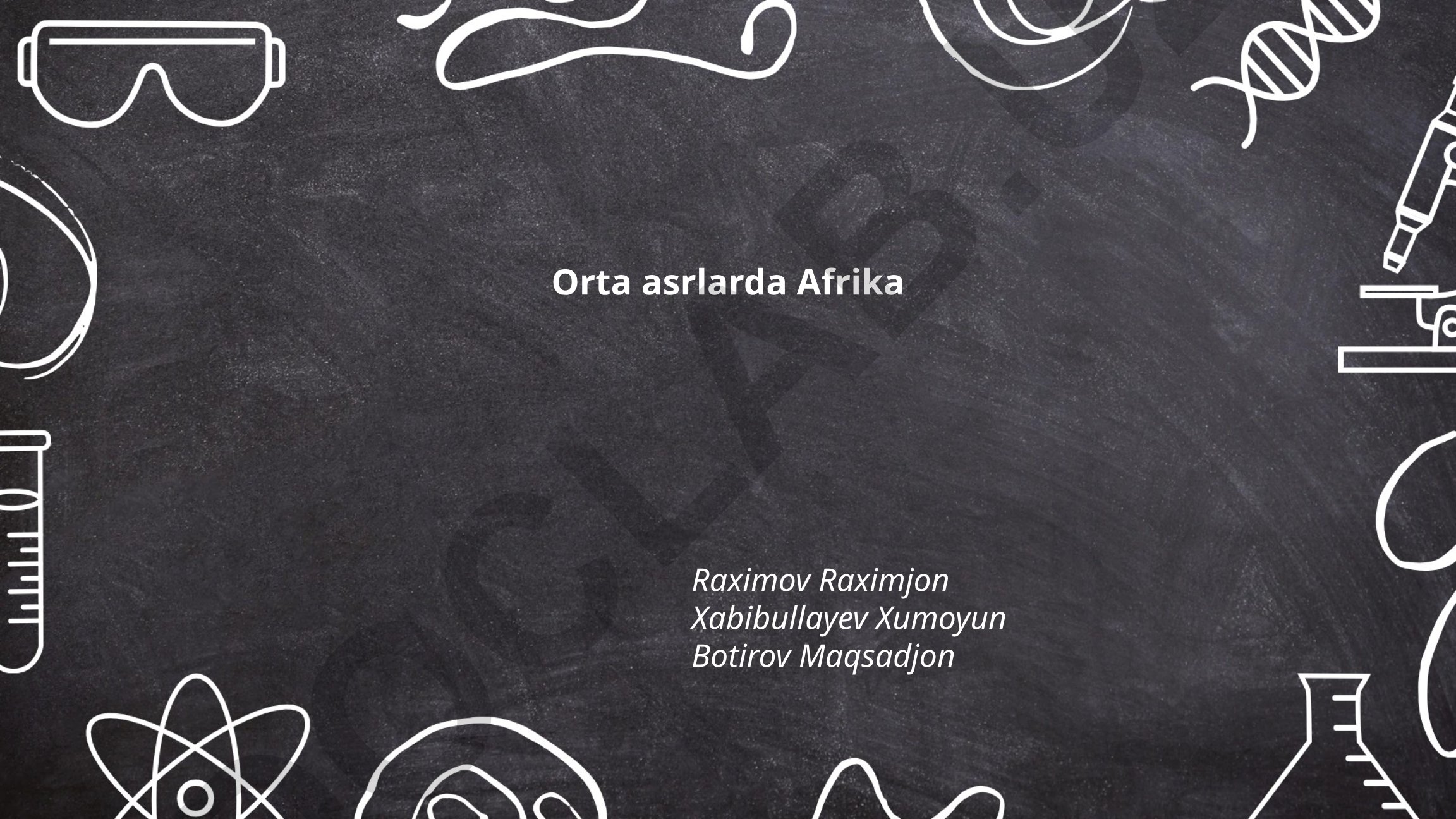 Orta asrlarda Afrika imperiyalari: Gʻana, Mali va Songhay