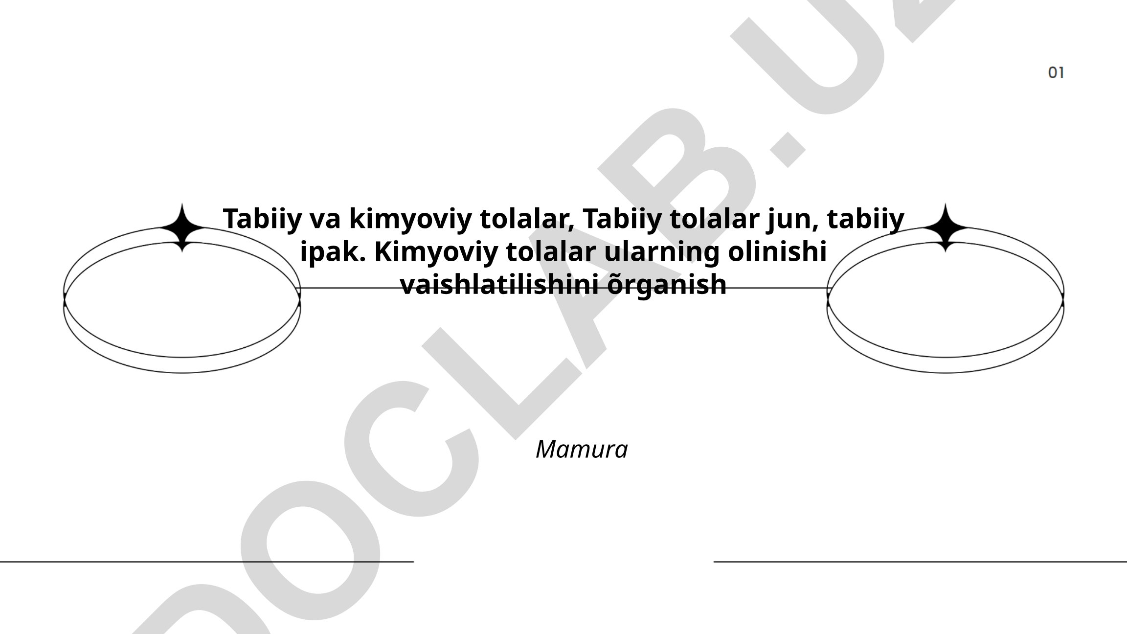 Tabiiy va kimyoviy tolalar: turlari, tasnifi va xususiyatlari