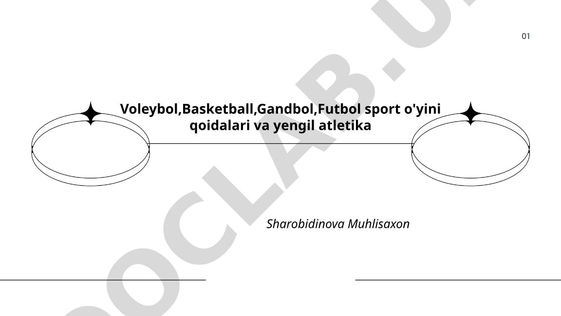 Voleybol, basketbol, gandbol, futbol va yengil atletika qoidalari