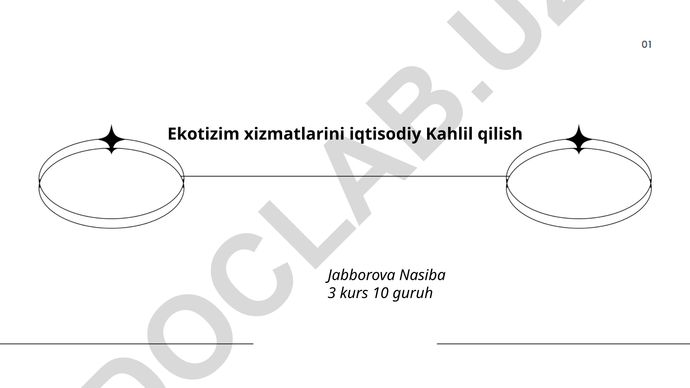 Ekotizim xizmatlarini iqtisodiy baholash