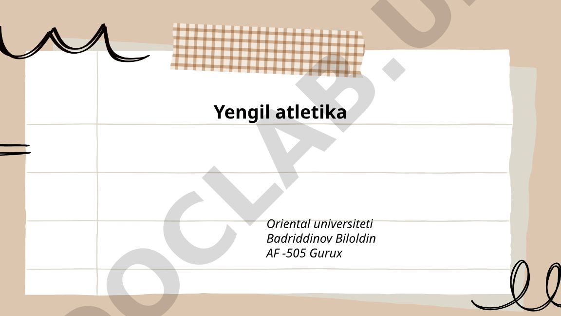 Yengil atletika: yugurish turlari texnikasi va tayyorgarligi