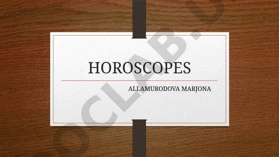 Horoscopes and Zodiac Signs Information