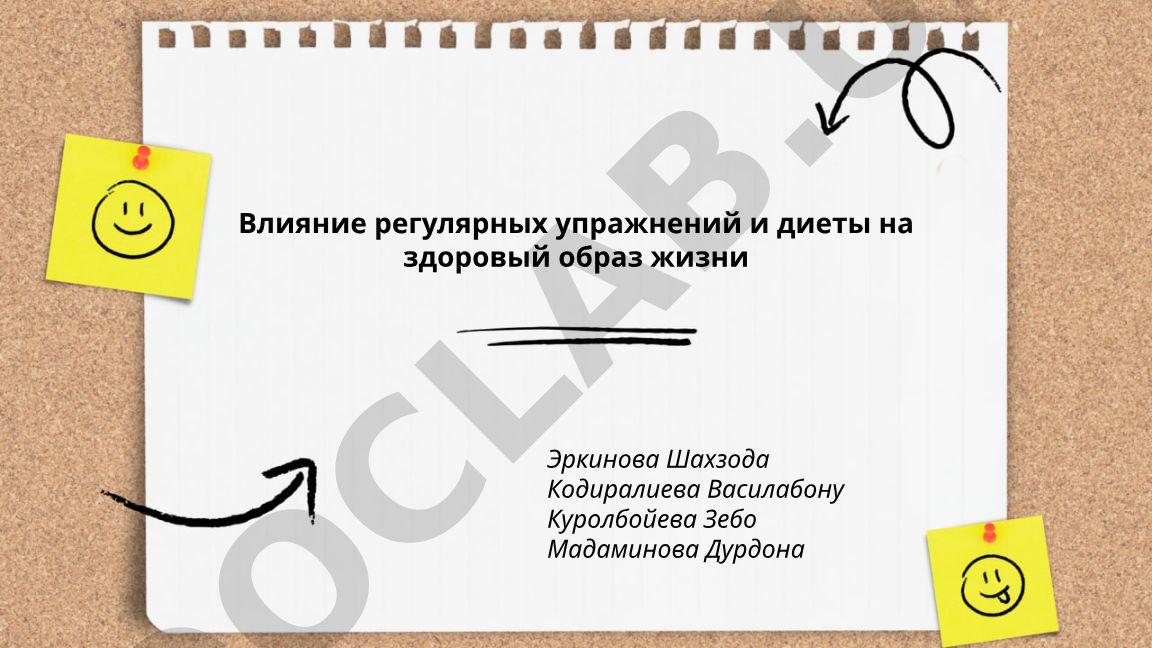 Влияние регулярных упражнений и диеты на здоровый образ жизни