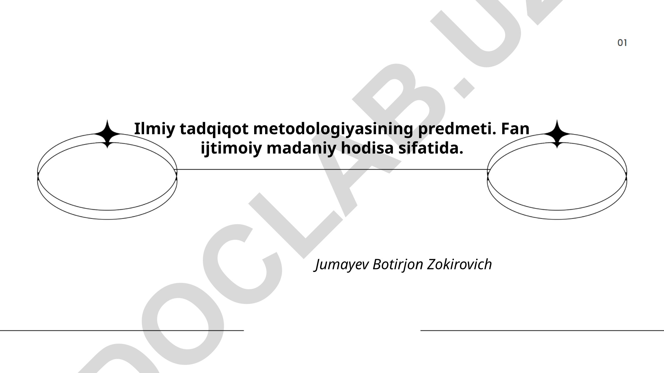 Ilmiy tadqiqot metodologiyasining predmeti va fan ijtimoiy madaniy hodisa sifatida