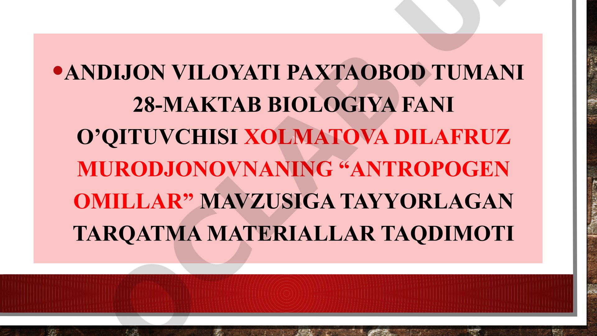 Antropogen omillar
