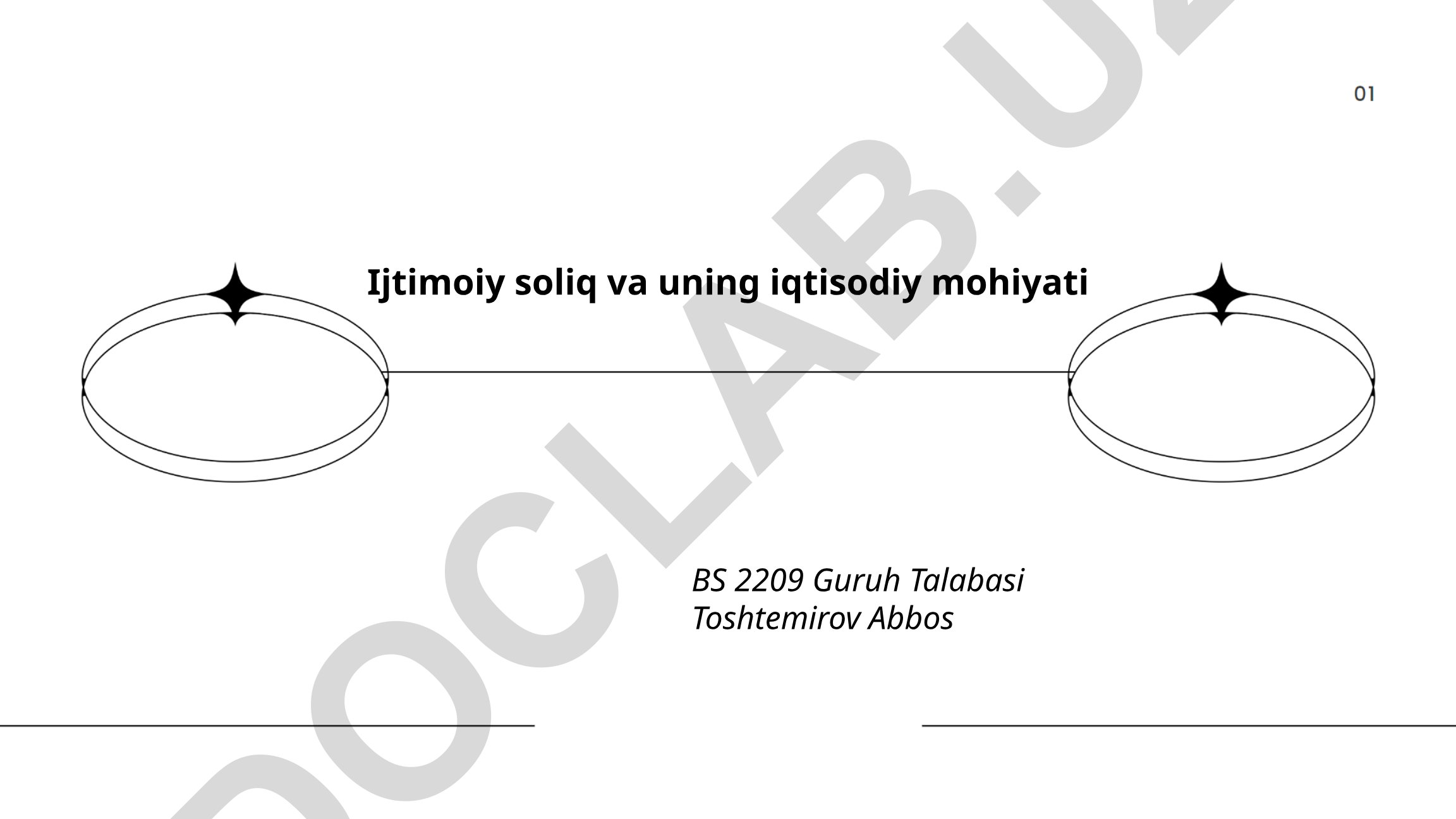 Ijtimoiy soliq va uning iqtisodiy mohiyati
