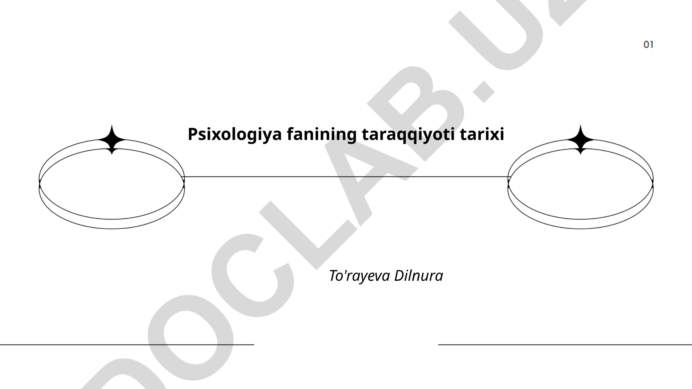 Psixologiya fanining taraqqiyoti tarixi