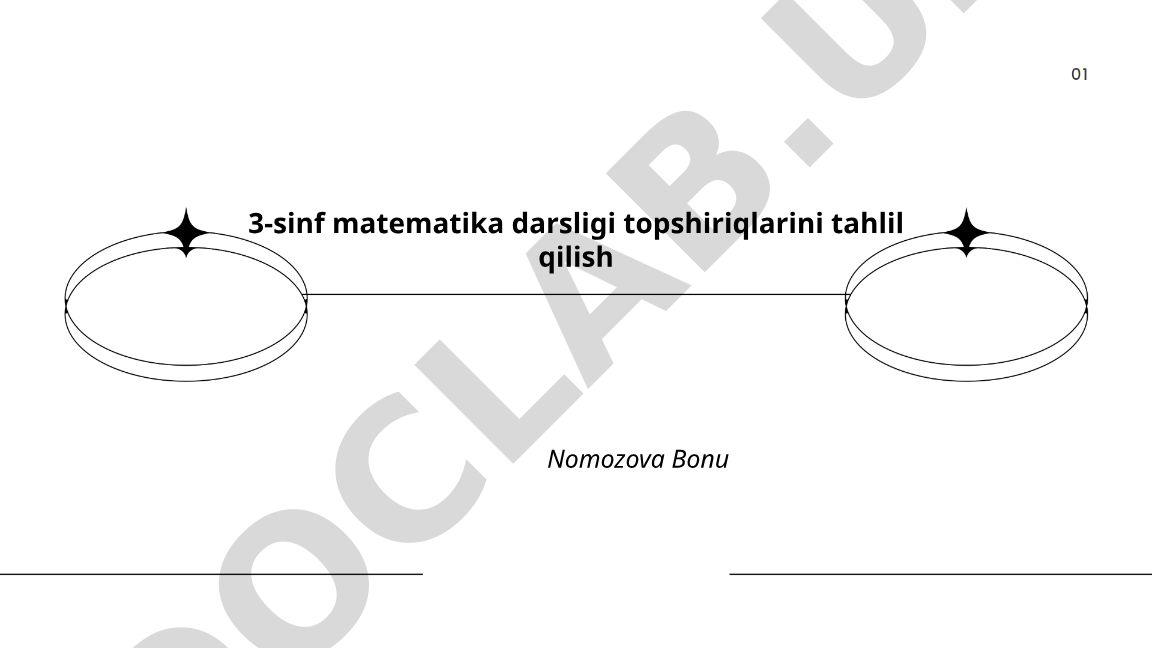 3-sinf matematika darsligi topshiriqlarini tahlil qilish