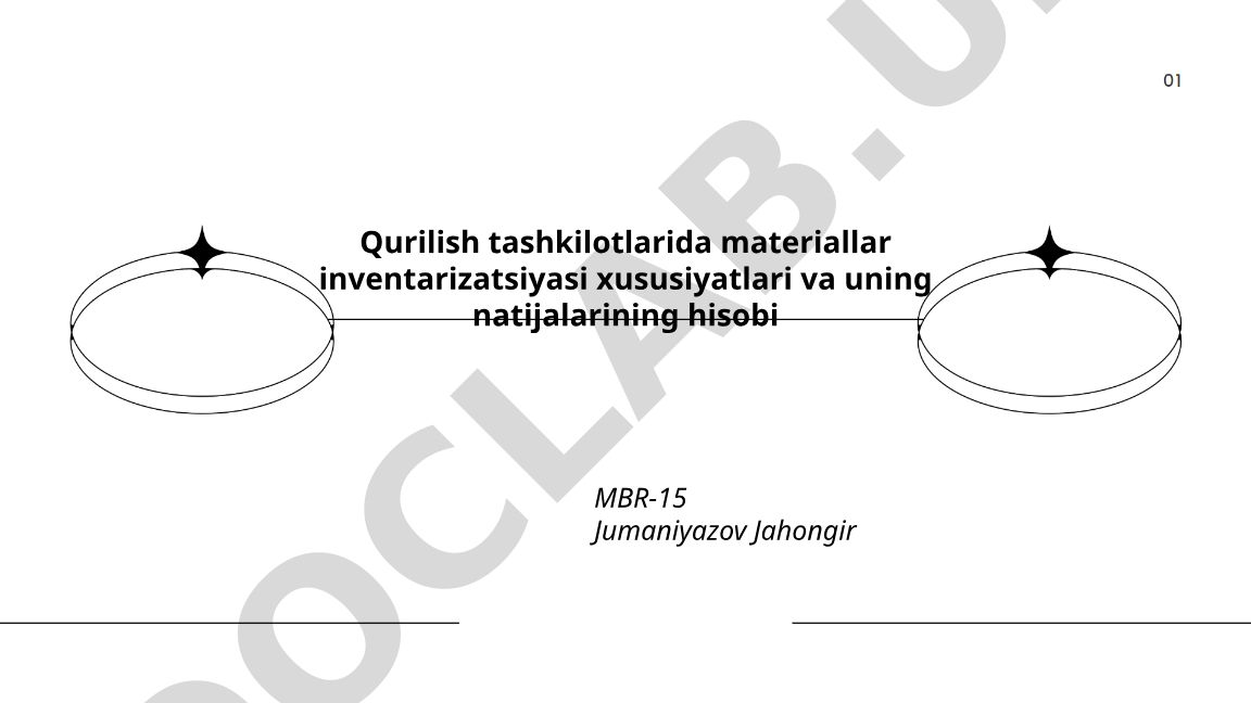 Qurilish tashkilotlarida materiallar inventarizatsiyasi xususiyatlari va natijalar hisobi