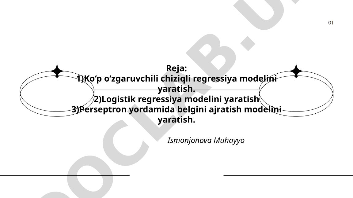 Ma'lumotlarni tozalash va tayyorlash, xususiyat tanlash, kategorial o'zgaruvchilarni kodlash
