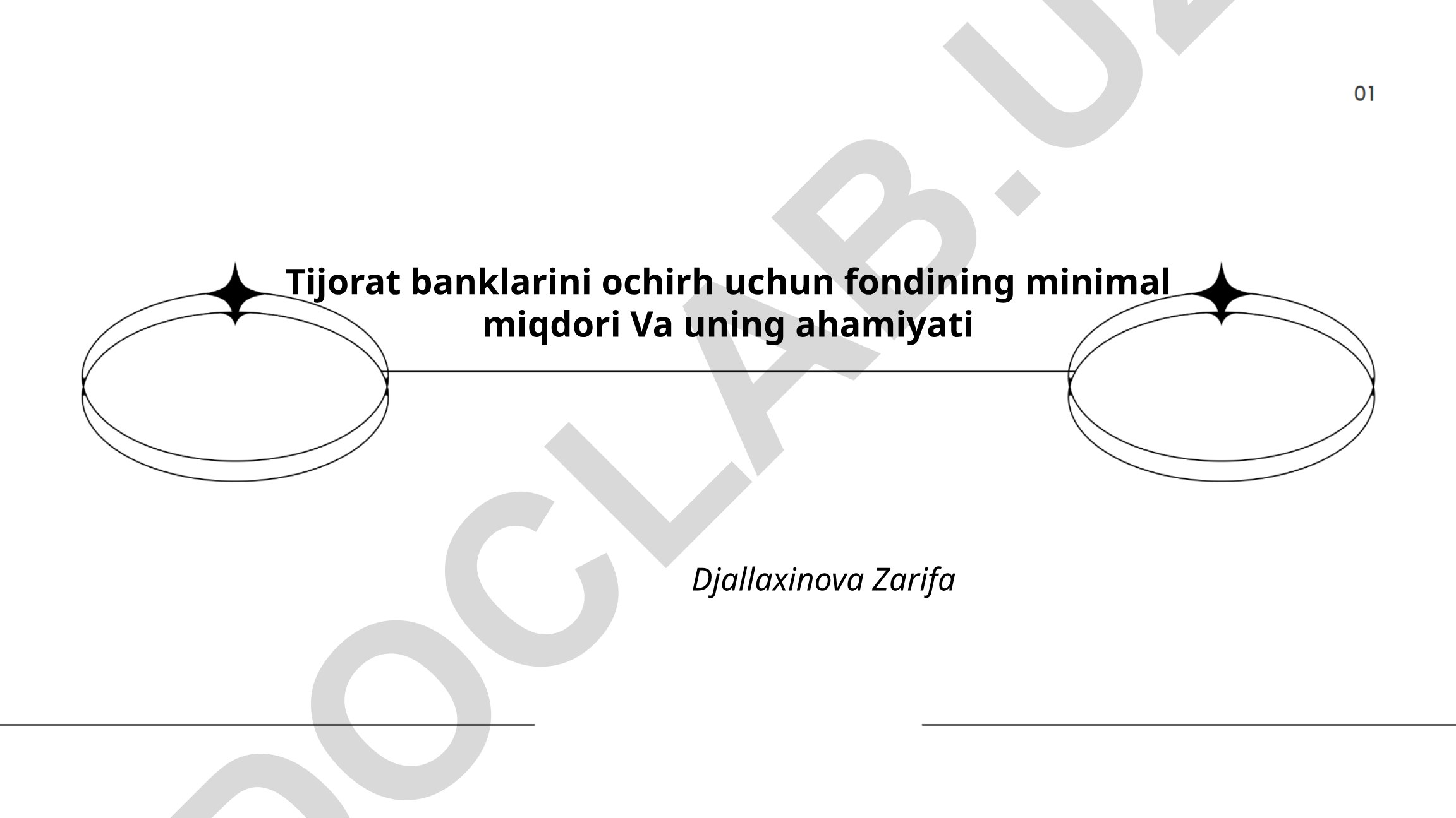 Tijorat banklarini ochirish uchun minimal kapital talablari va ahamiyati