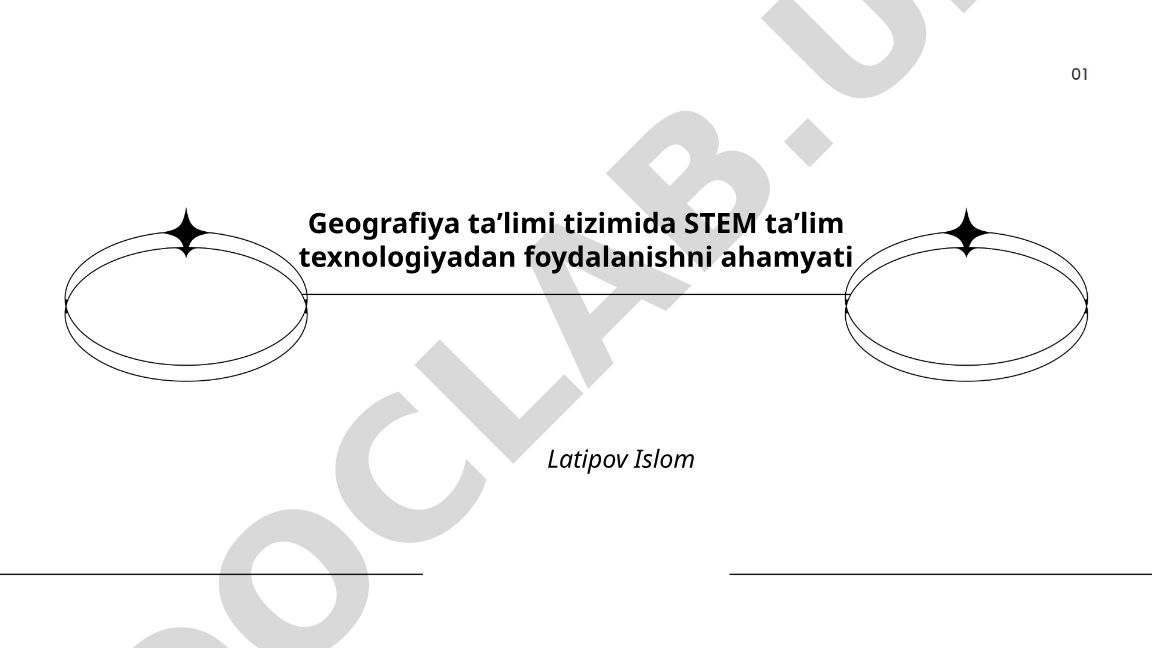 Geografiya ta'limida STEM texnologiyalardan foydalanish