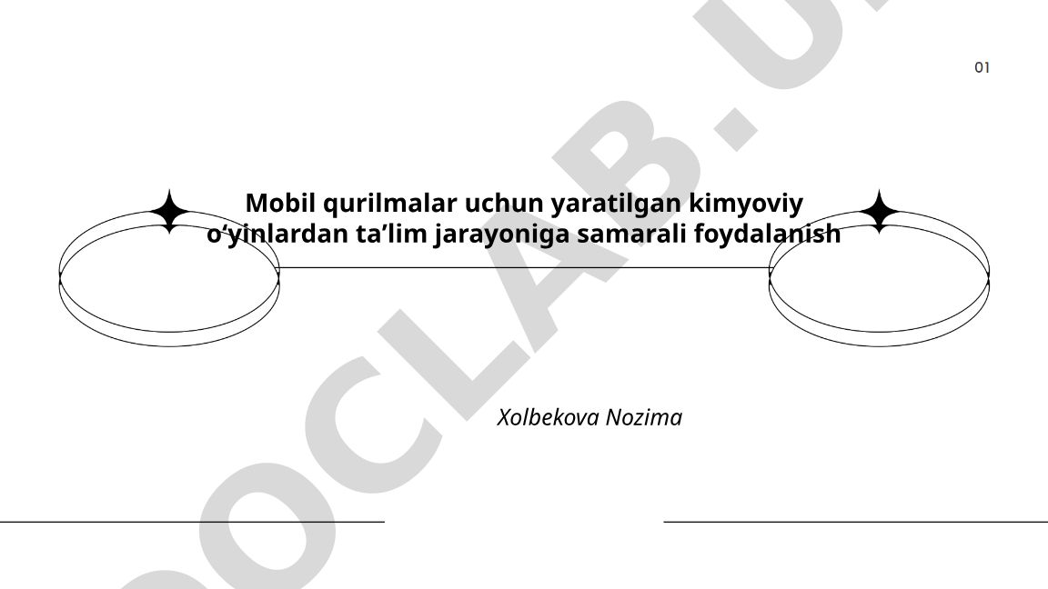 Mobil qurilmalar uchun kimyoviy o'yinlardan ta'lim jarayoniga samarali foydalanish