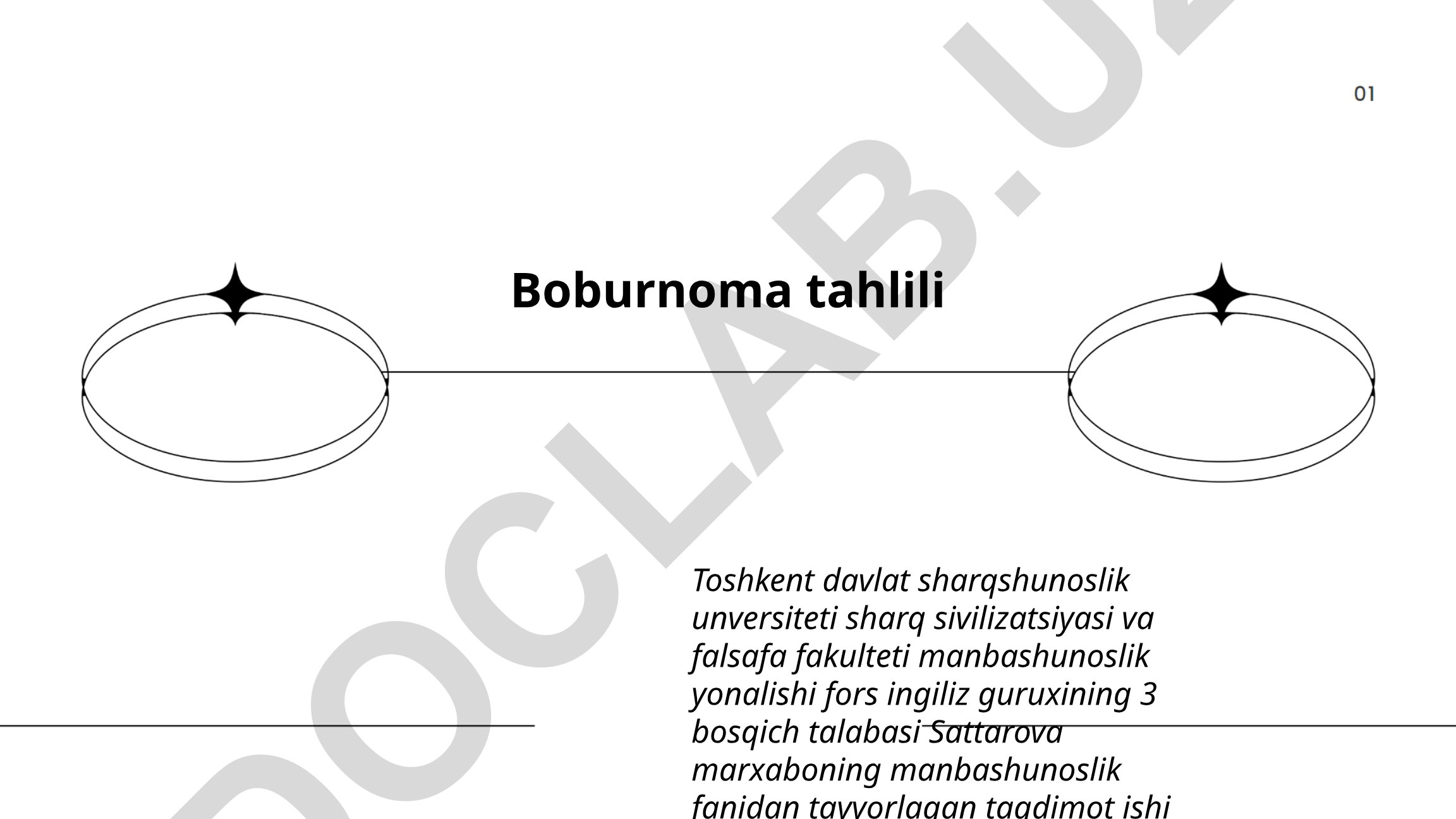Boburnoma tahlili