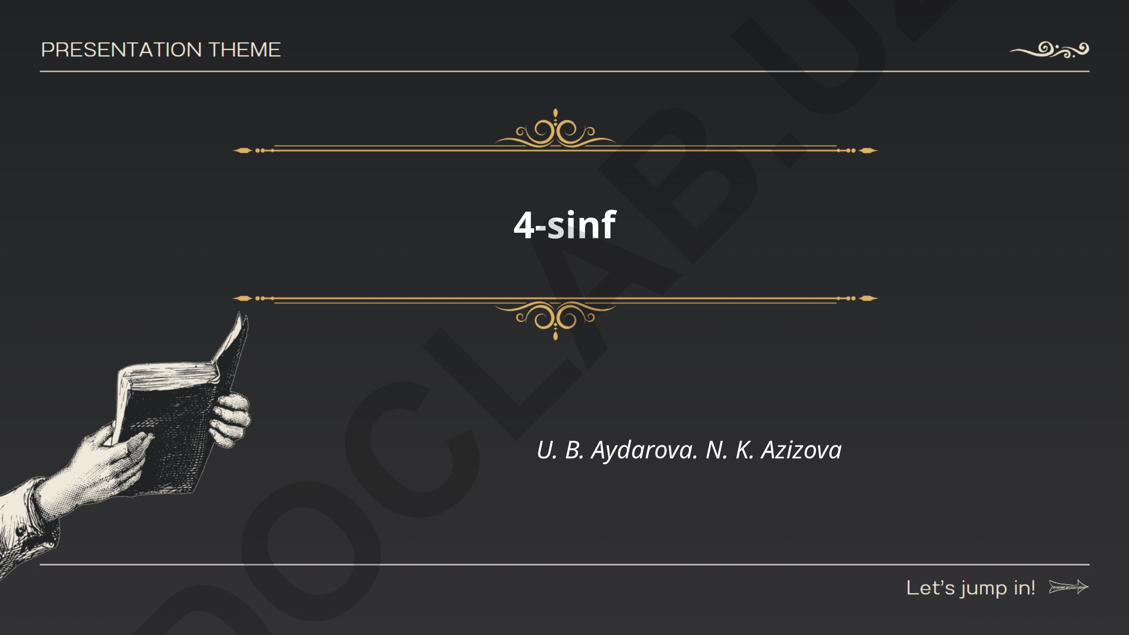 4-sinf Ona tili darslari: o'qish, imlo va grammatika