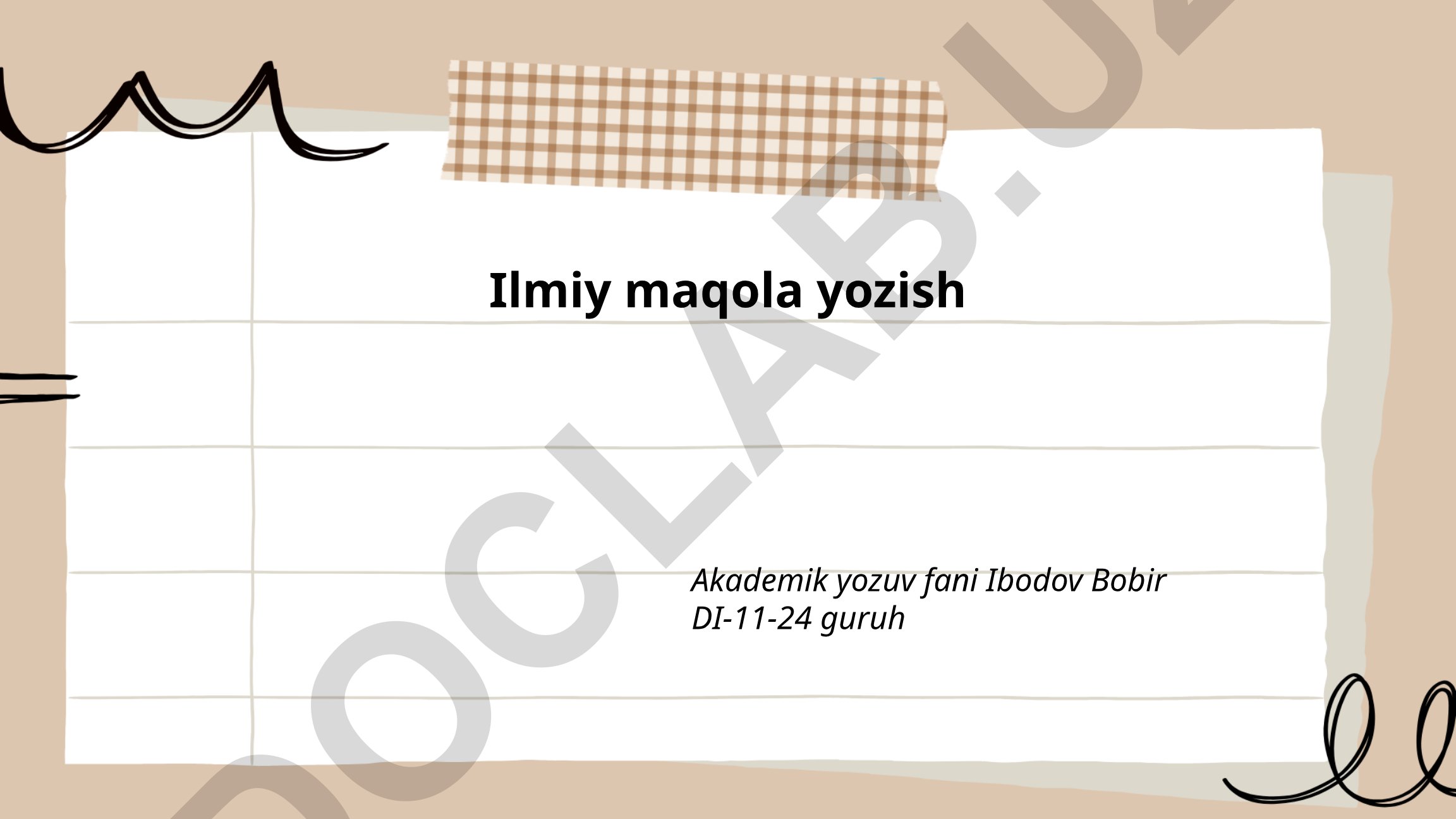 Sun'iy intellekt va uning qo'llanish sohalari