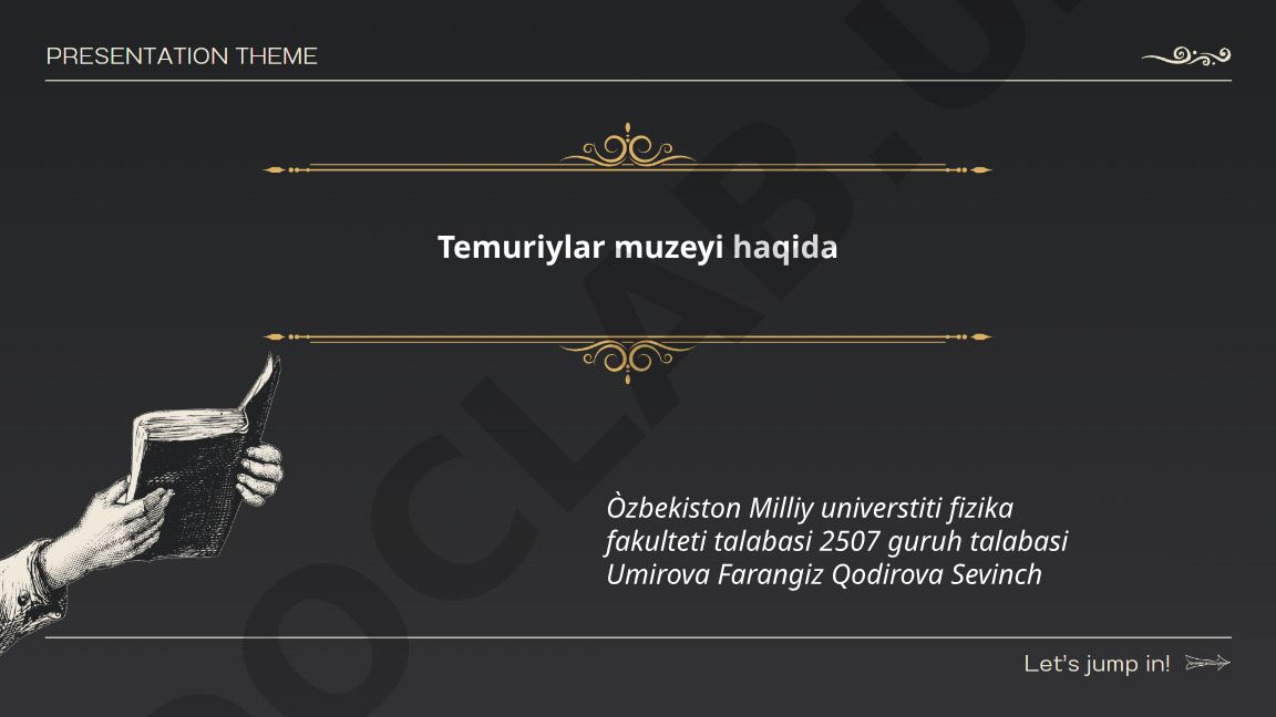 Temuriylar muzeyi tarixi, binosi va eksponatlari