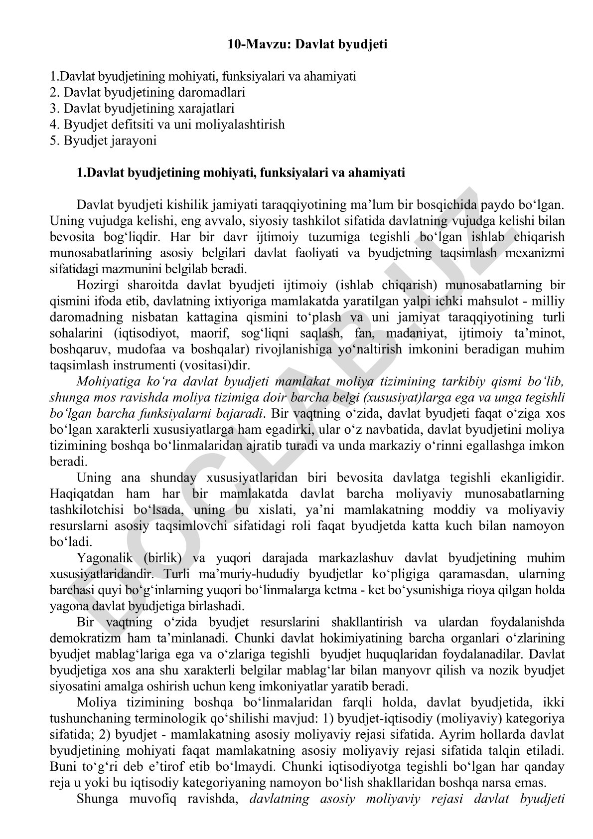 Davlat byudjeti