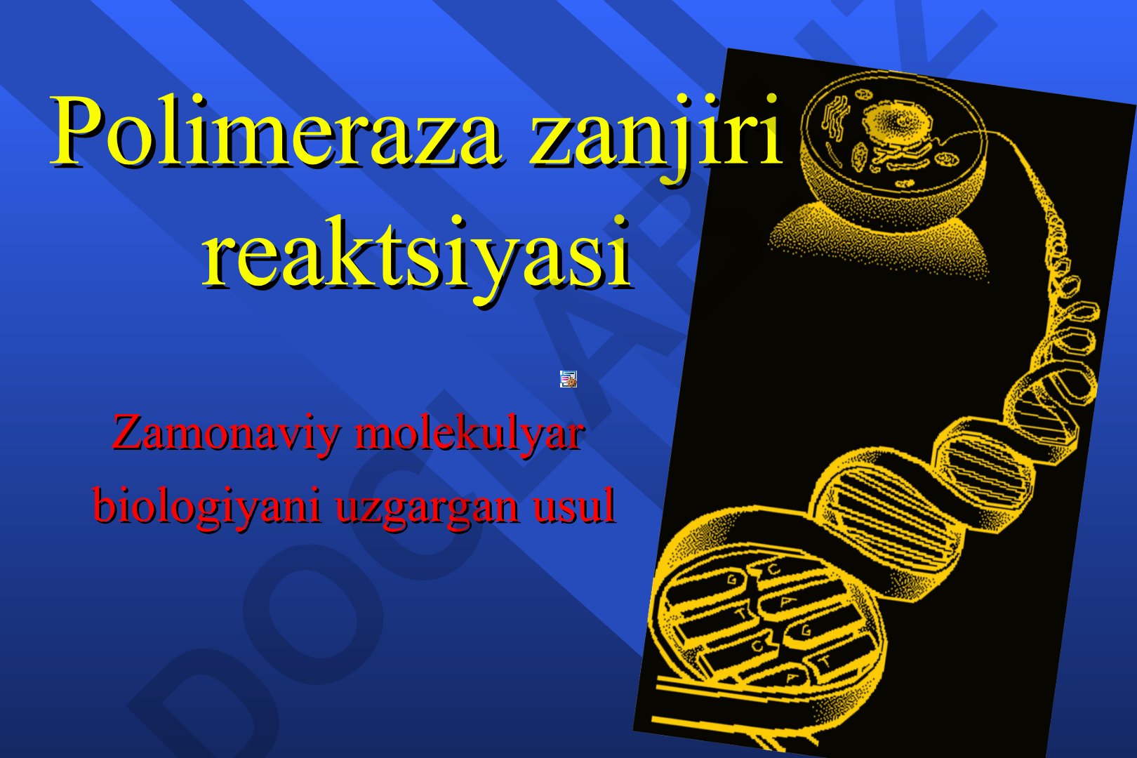 Polimeraza zanjiri reaktsiyasi: tarixi, afzalliklari va qo'llanilishi