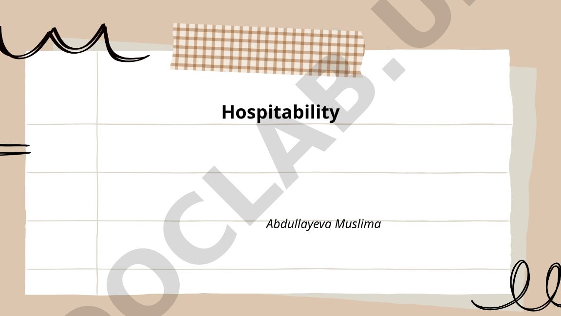Principles and Practices of Hospitality Management