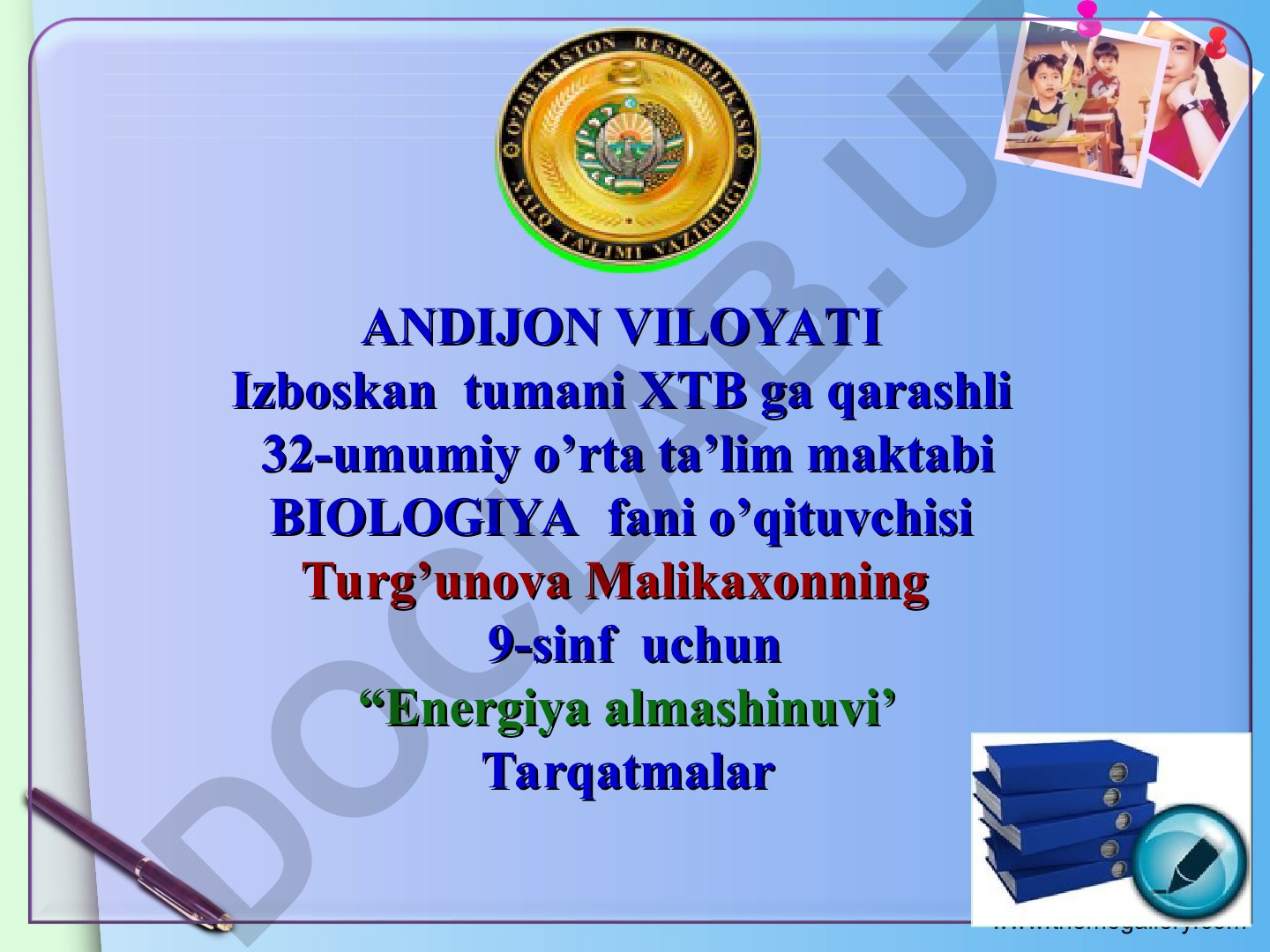 Energiya almashinuvi