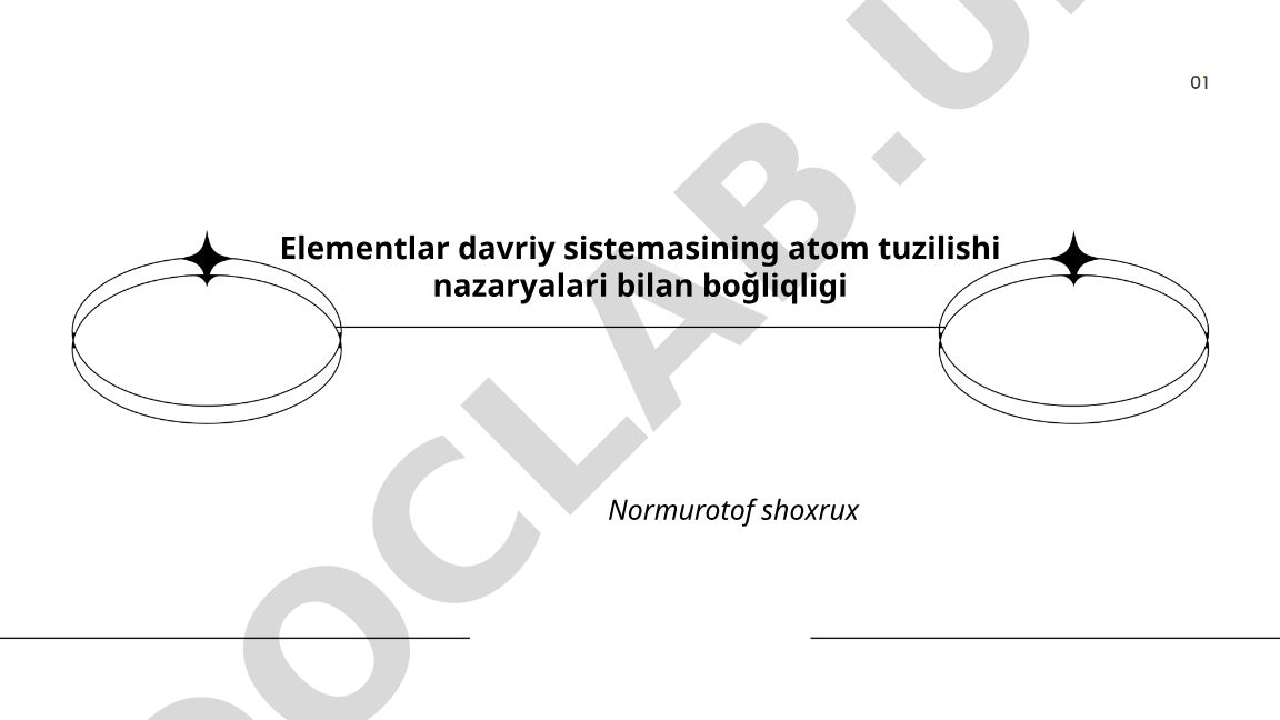 Elementlar davriy sistemasining atom tuzilishi nazaryalari bilan boğliqligi
