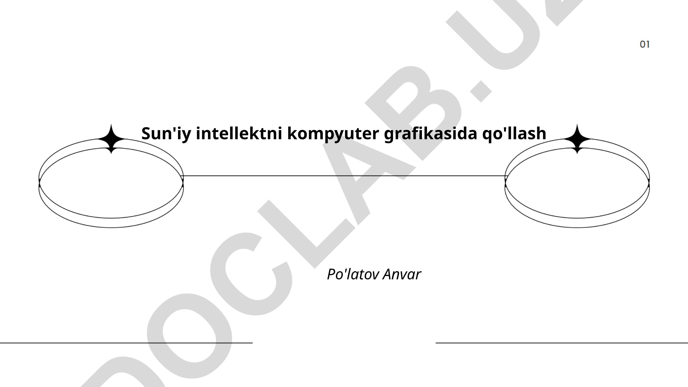 Sun'iy intellektni kompyuter grafikasida qo'llash