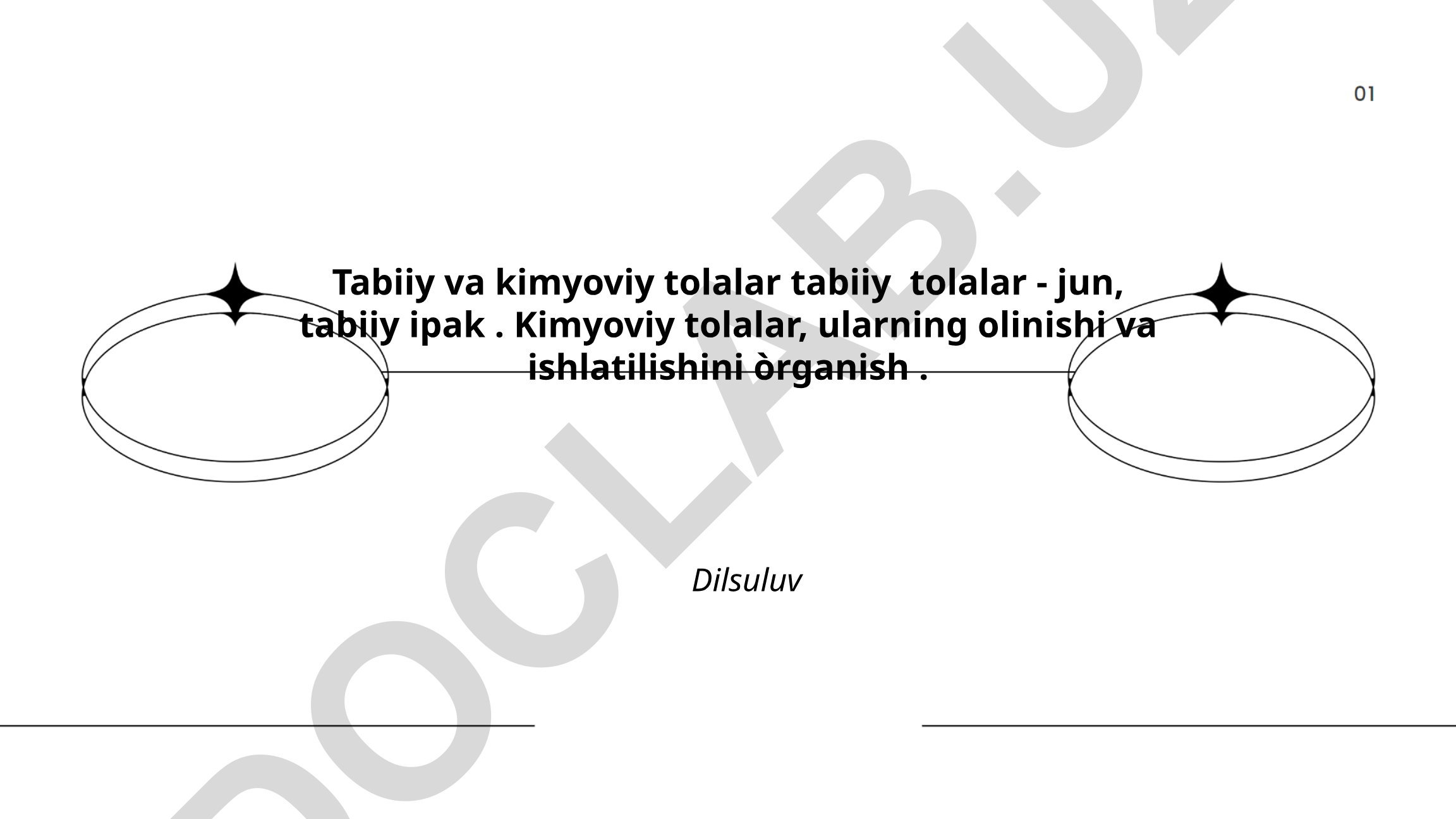 Tabiiy va kimyoviy tolalar: turlari, xususiyatlari va qo'llanilishi