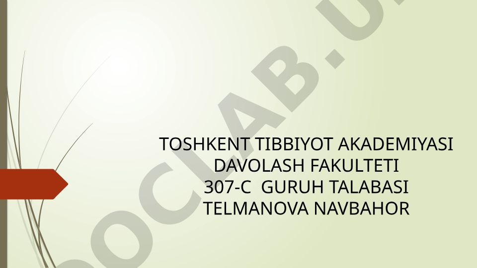 Onkologik bemorlar ruhiyatidagi o'zgarishlar