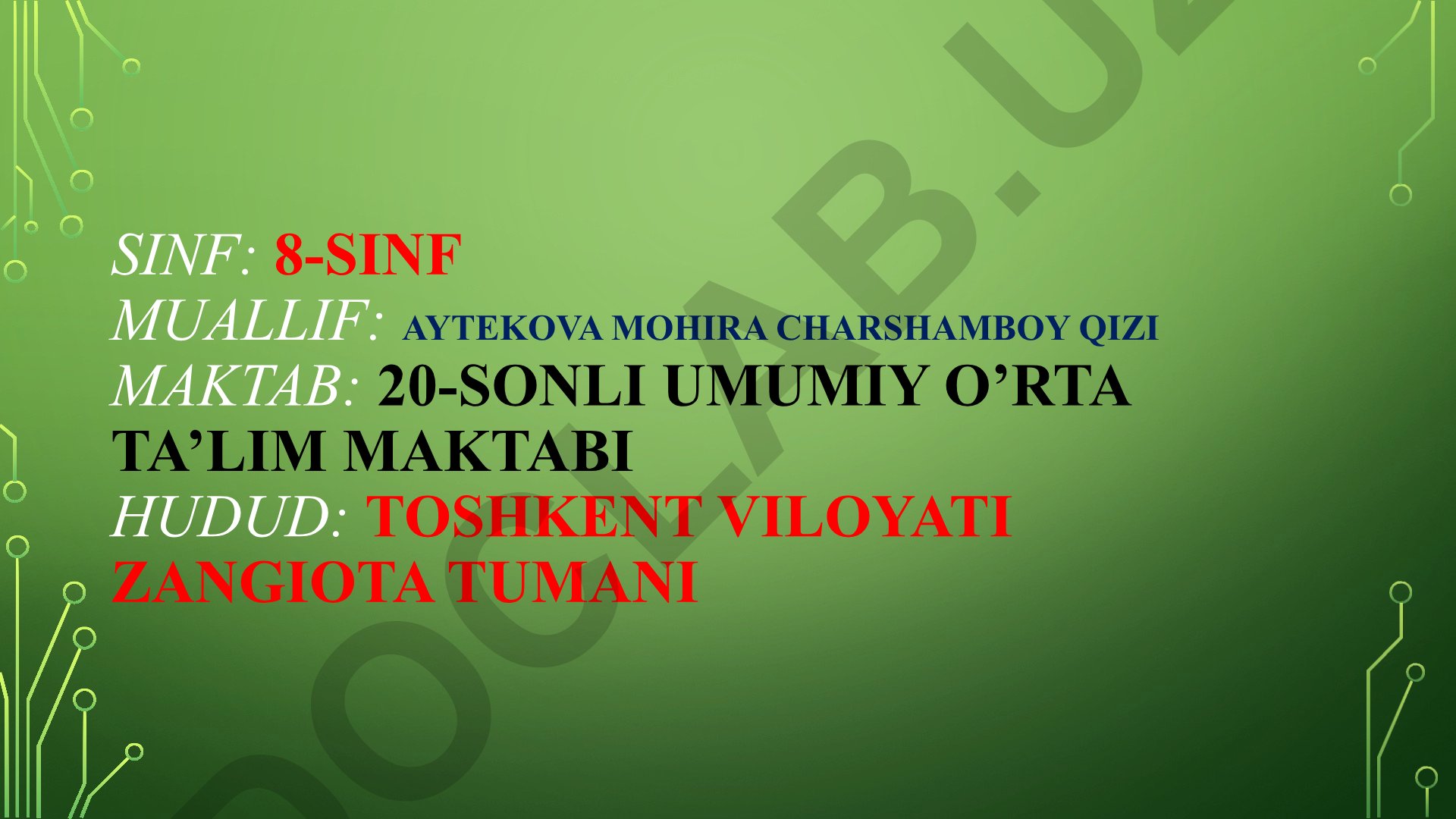 Qonning kimyoviy tarkibi
