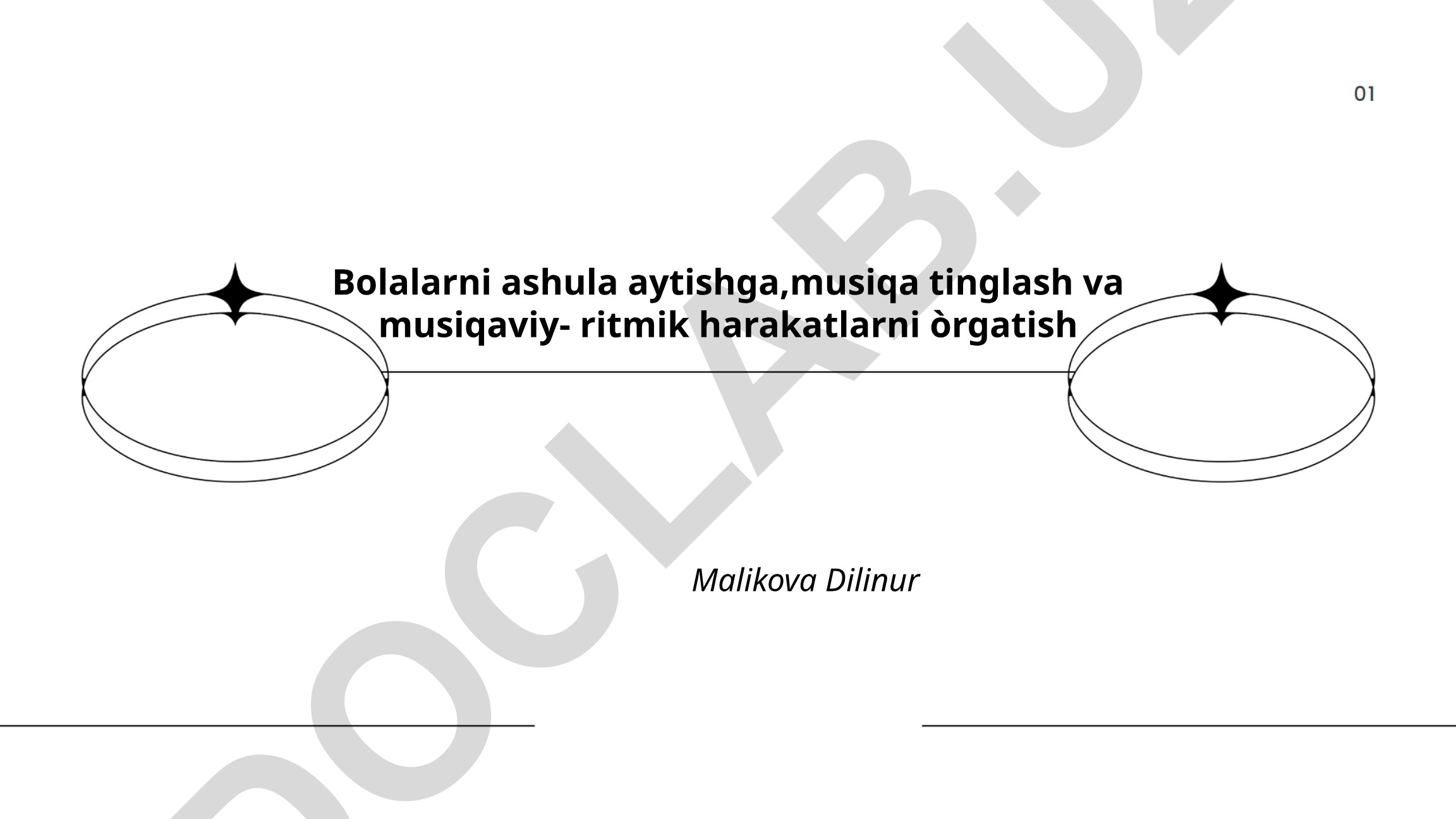 Bolalarni ashula aytish, musiqa tinglash va musiqaviy-ritmik harakatlarga o'rgatish