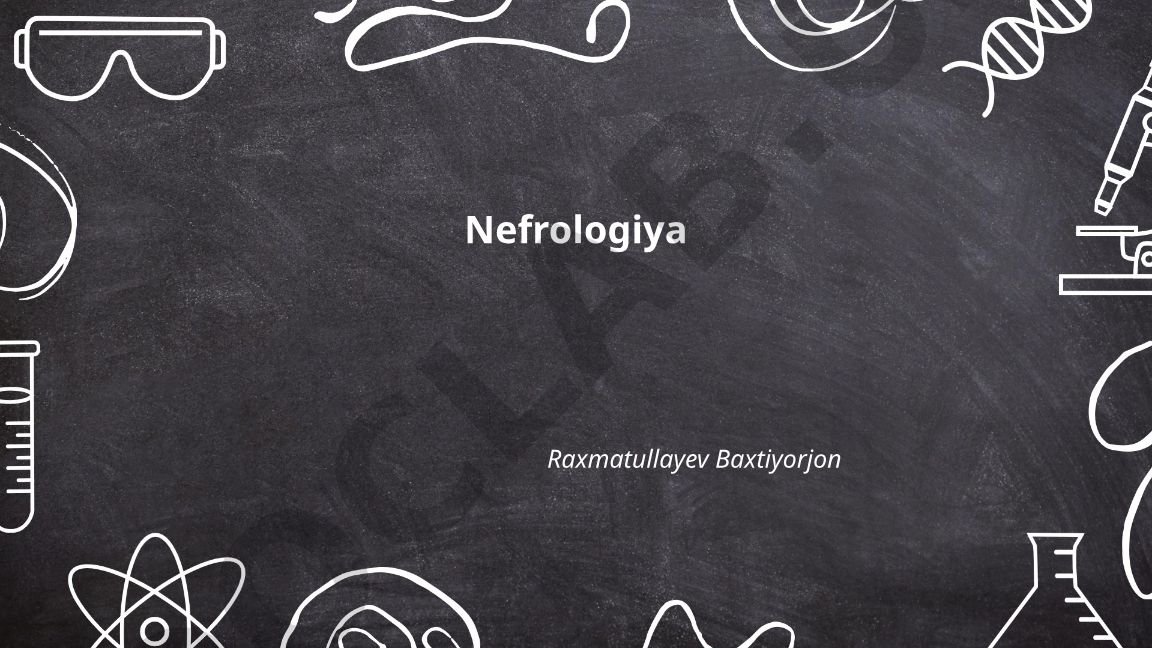 Buyrak anatomiyasi, fiziologiyasi va kasalliklari