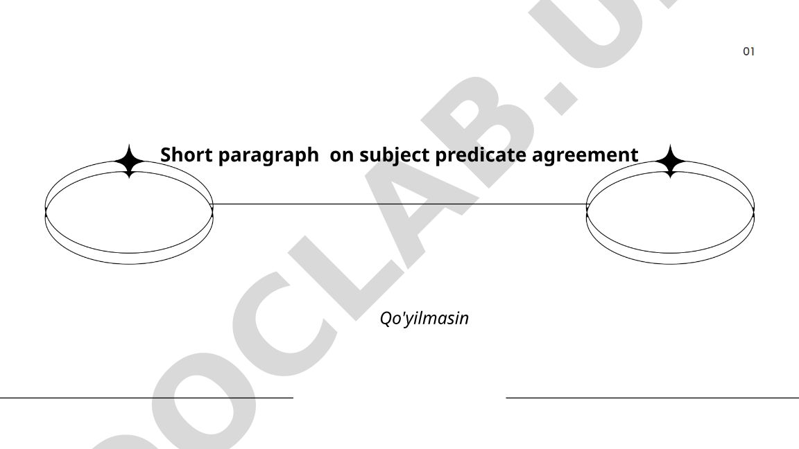 Subject-predicate agreement in English grammar