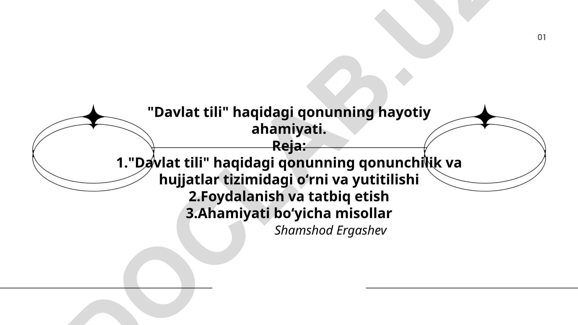 Davlat tili qonunining hayotiy ahamiyati