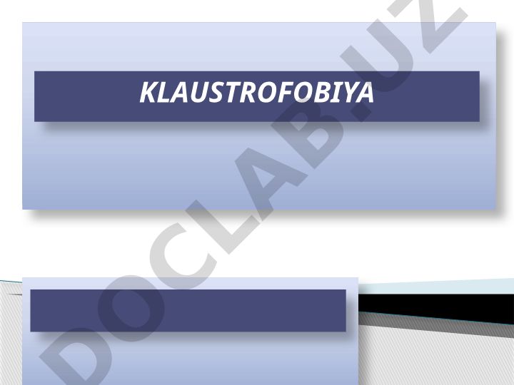 Klaustrofobiya: sabablari, belgilari va davolash tamoyillari