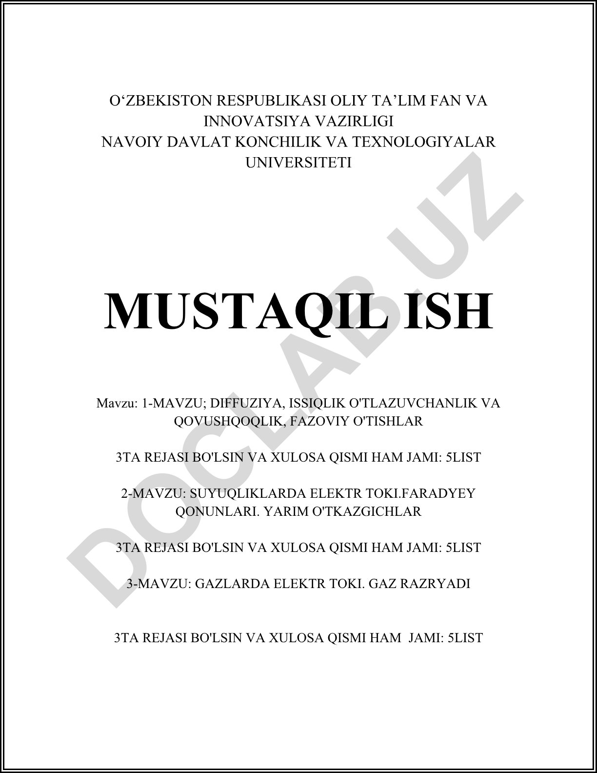 Diffuziya, issiqlik o'tkazuvchanlik va qovushqoqlik, fazoviy o'tishlar
