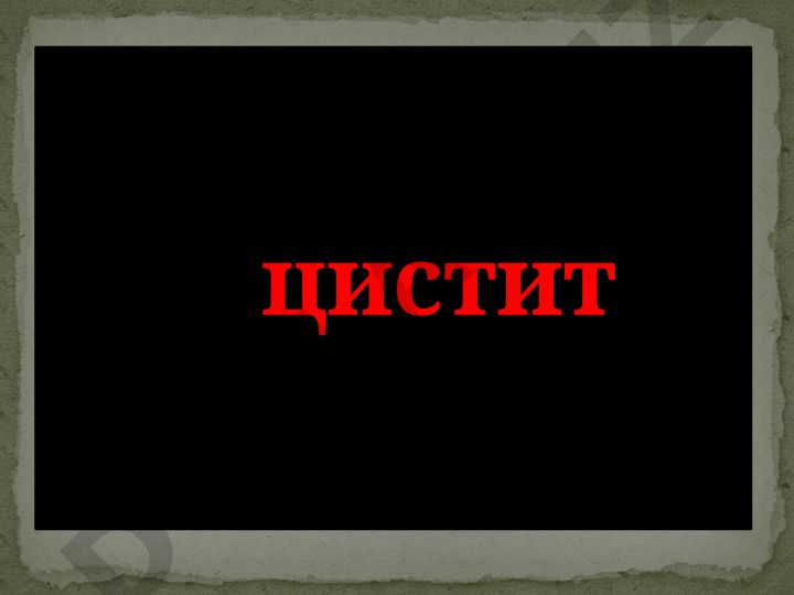 Цистит: этиология, классификация и диагностика