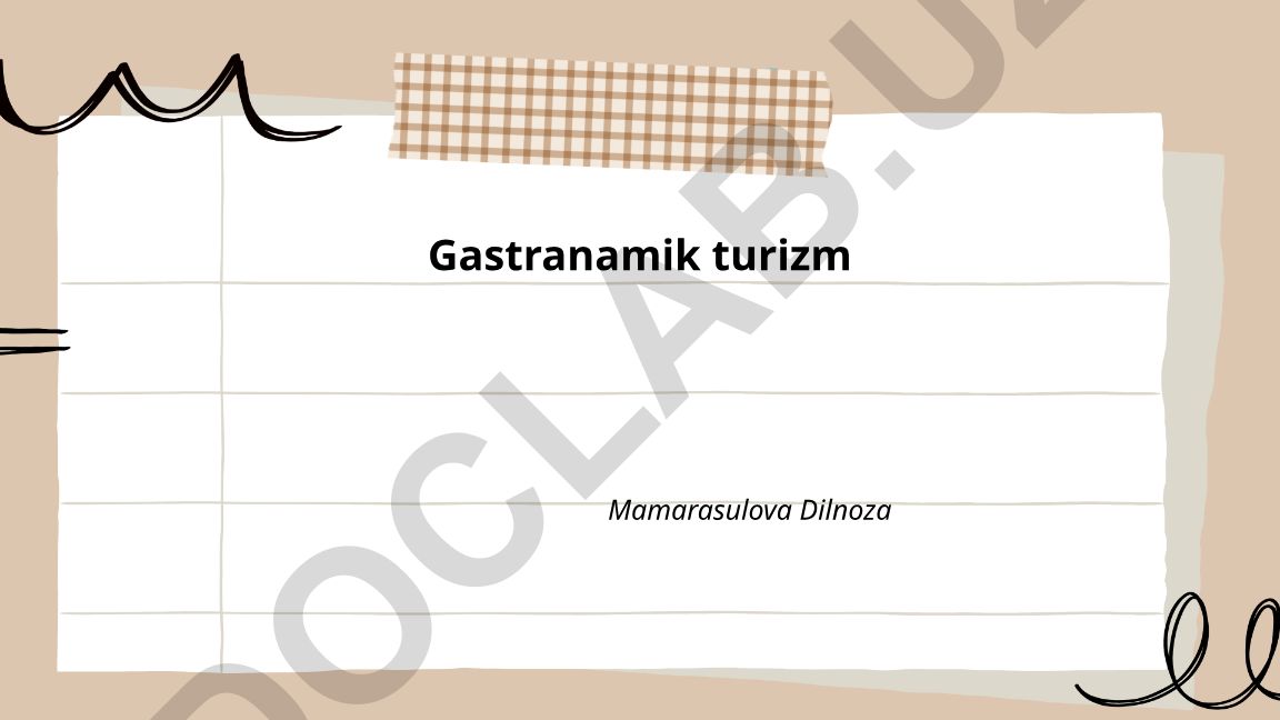 Gastranamik turizm: mahalliy taomlar tarixi, an'analari va marshrutlar
