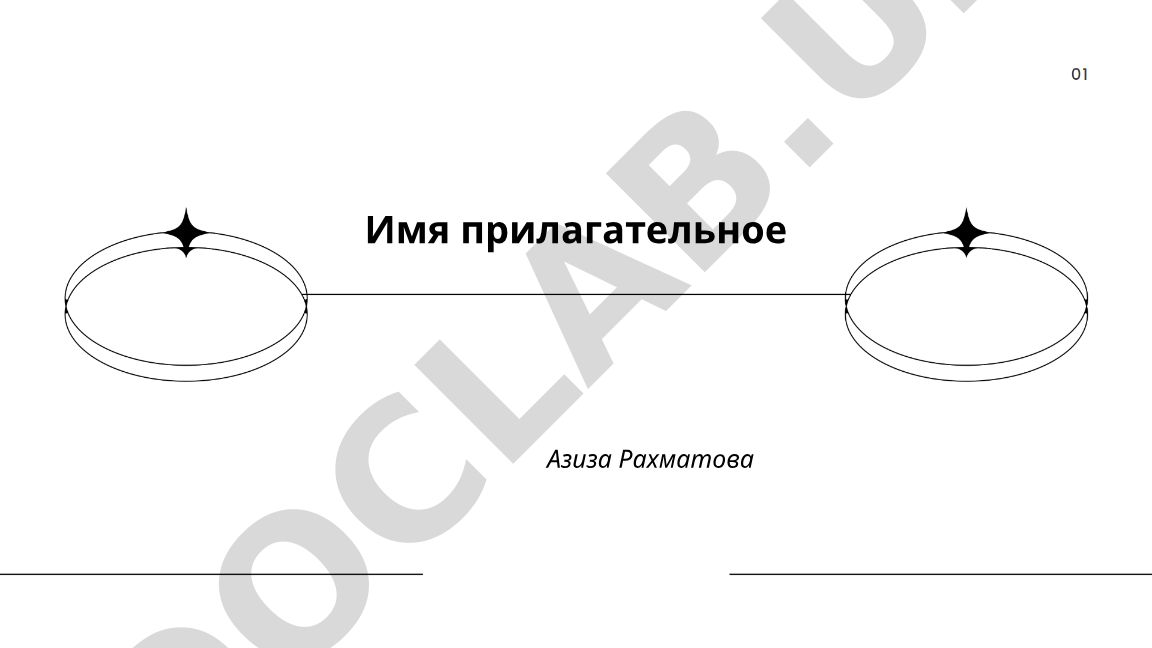 Имя прилагательное: классификация, формы и согласование