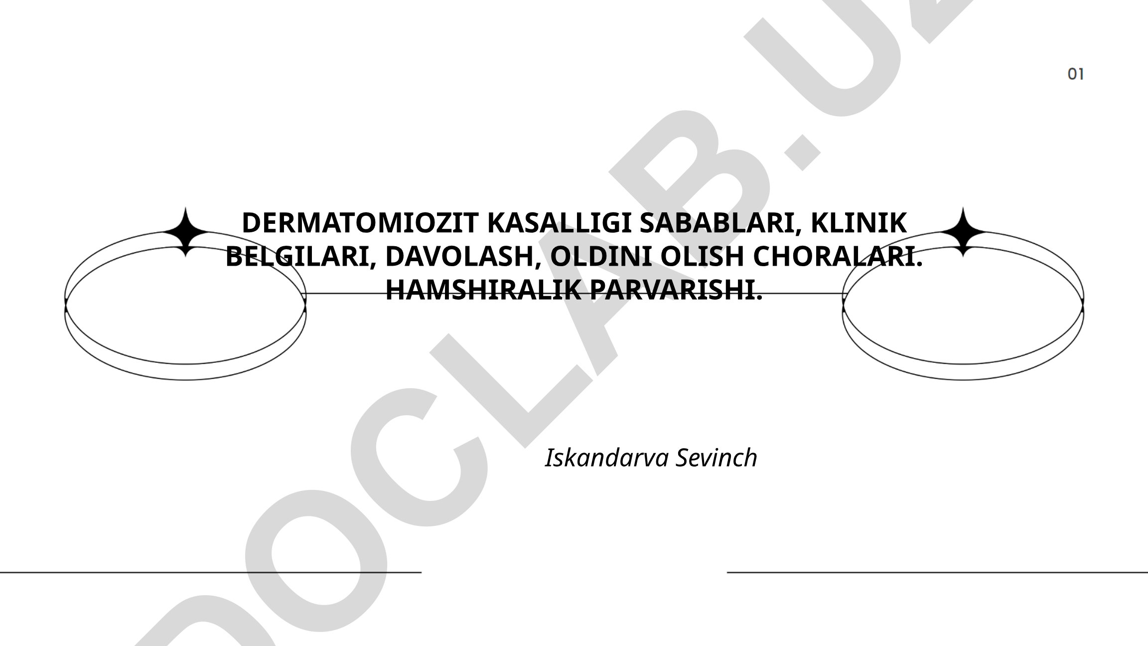 Dermatomiozit kasalligi sabablari, klinik belgilari, davolash va oldini olish