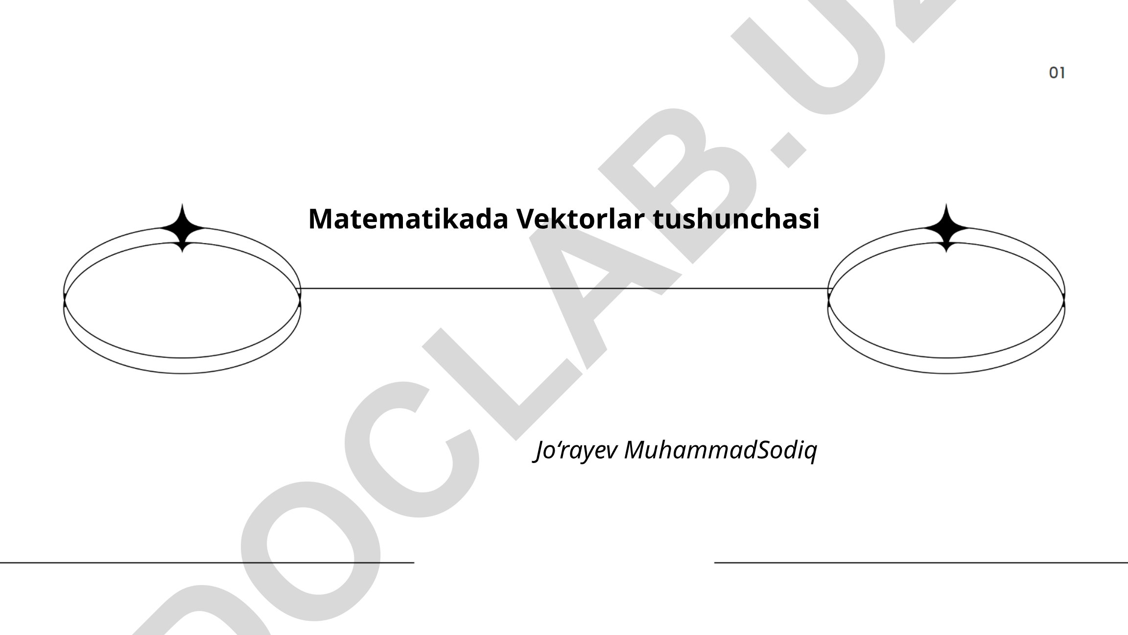 Matematikada Vektorlar tushunchasi