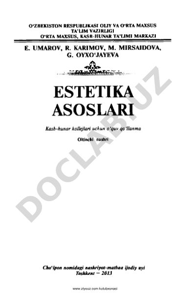 Estetika asoslari