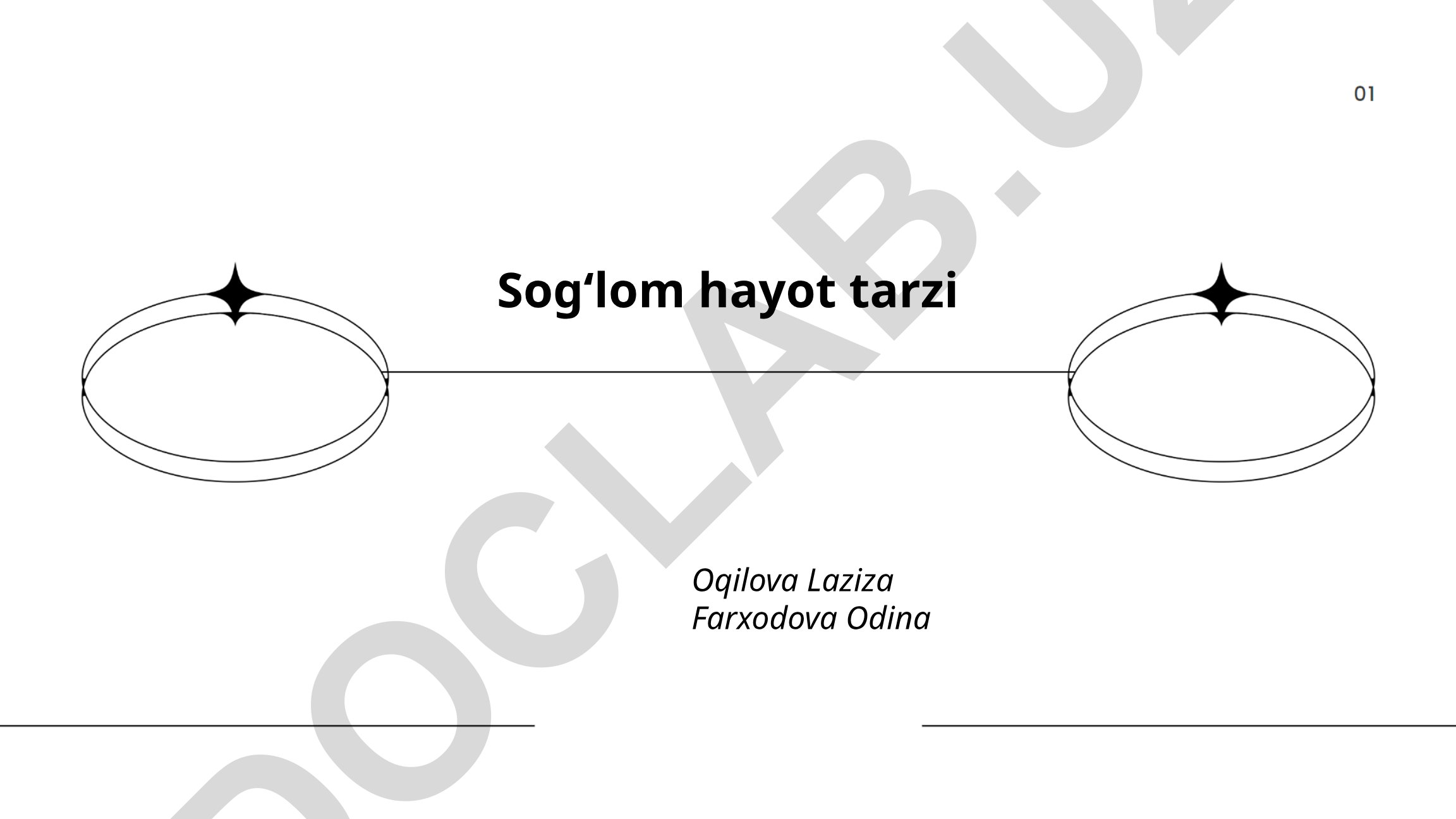 Sogʻlom hayot tarzi tamoyillari