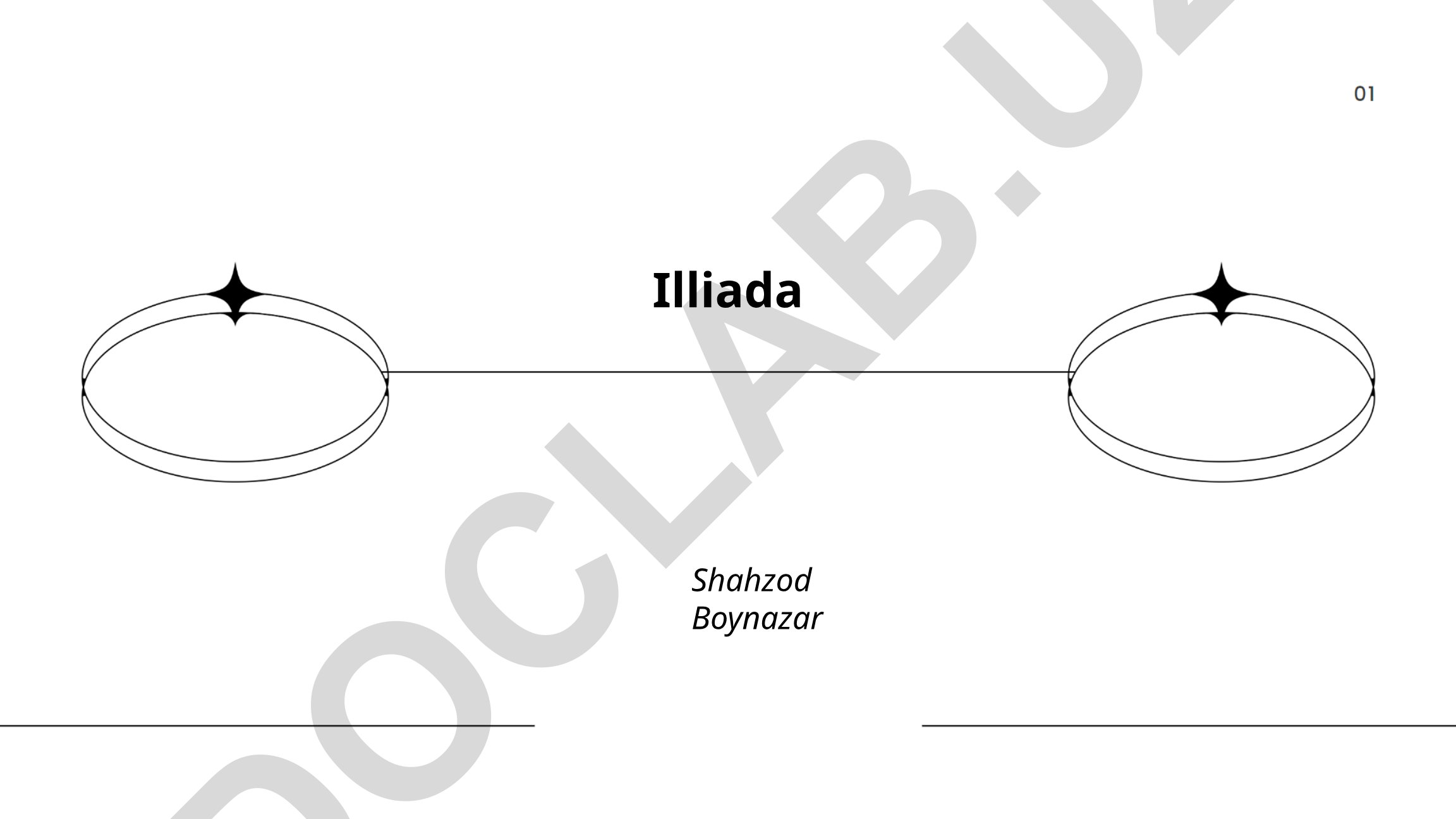 Iliada: qadimgi yunon epiki va Troy urushi