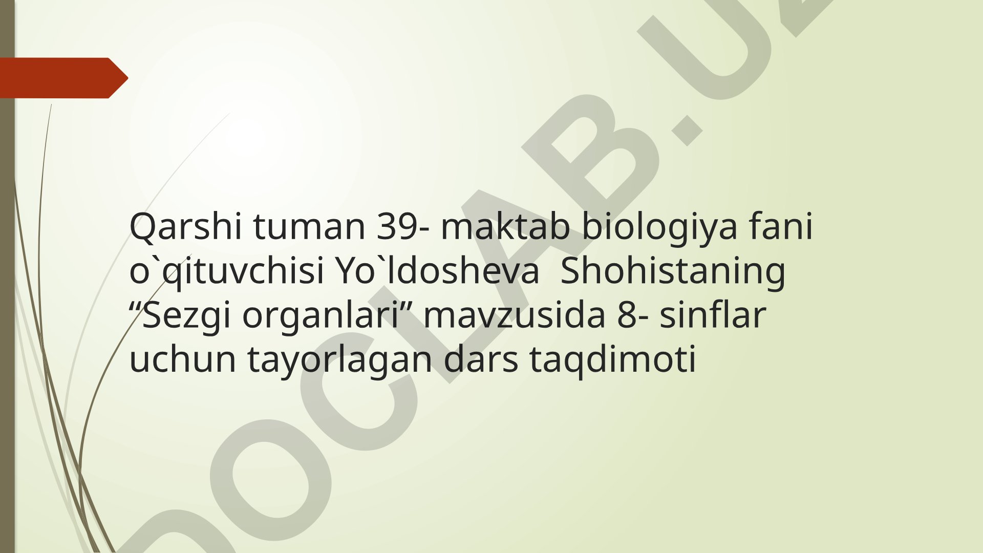 Sezgi organlari