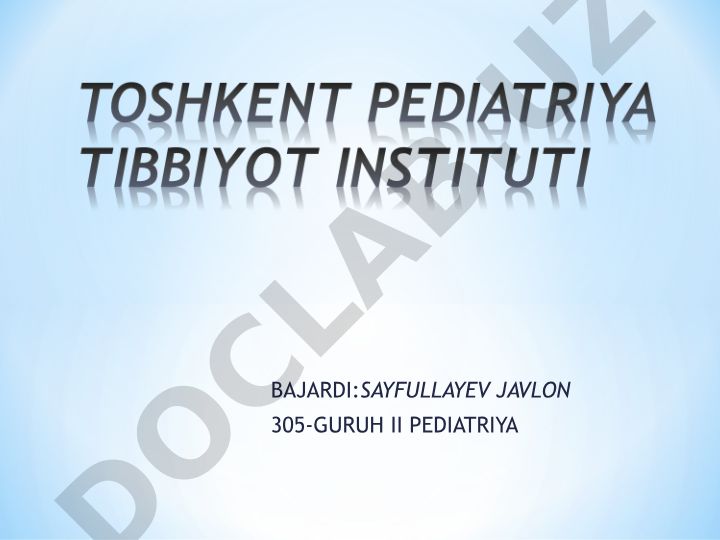 Asab tizimining himoya mexanizmlari va gematoentsefalik to'siq
