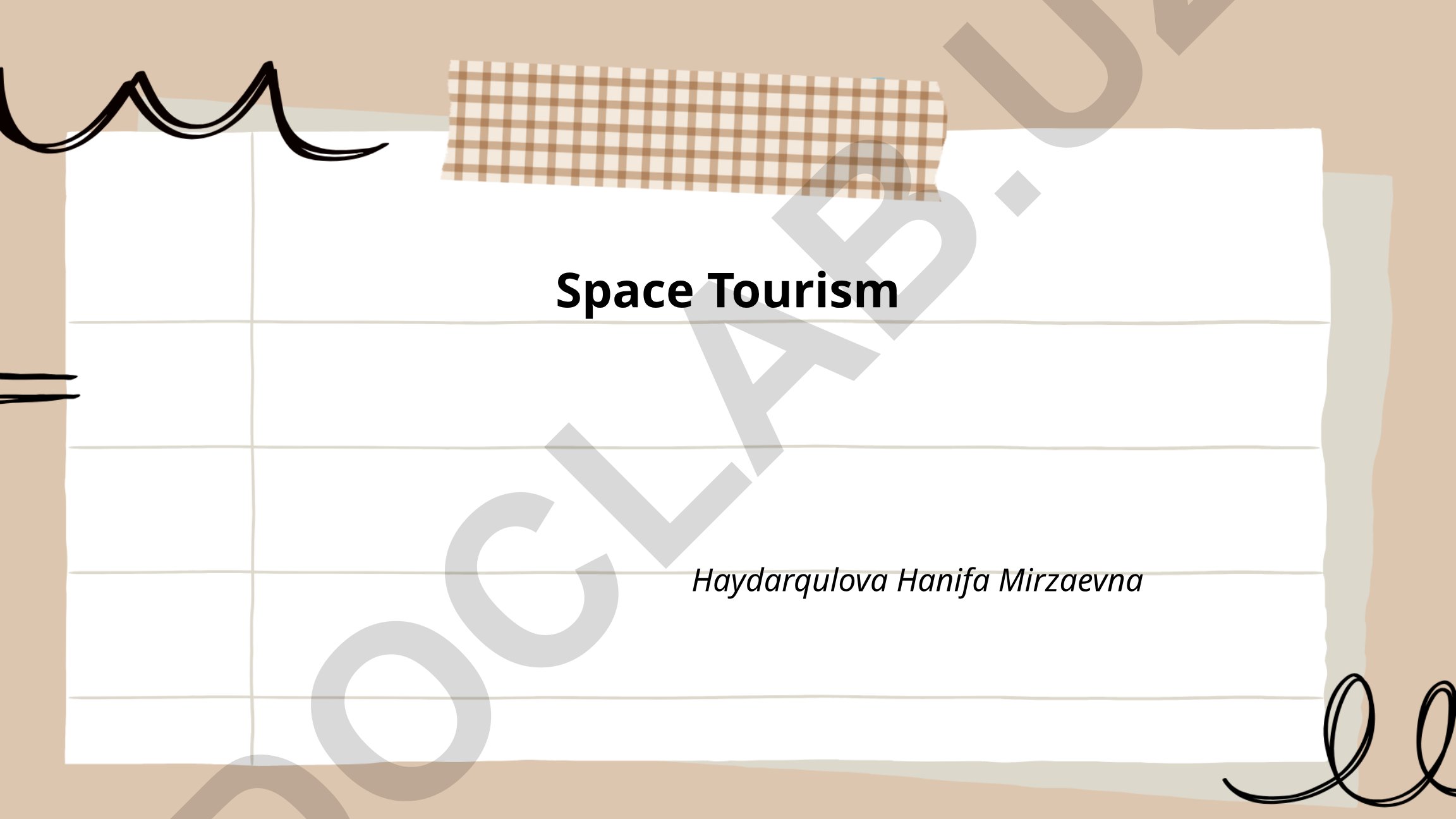 Kosmos turizmi tarixi va asosiy kompaniyalar